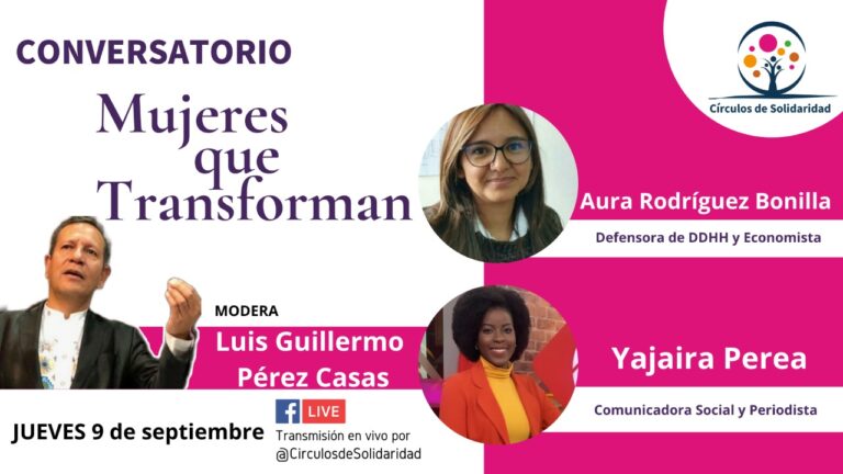 Conversatorio Mujeres Que Transforman con Aura Rodríguez y Yajaira Perea