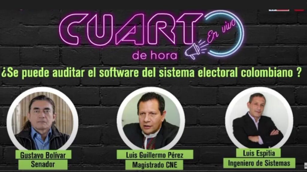 Luis Guillermo Perez GUstavo Bolivar Software Electoral