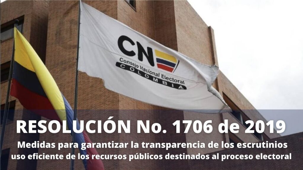 Resolucion No 1706 de 2019 Garantizar Transparencia