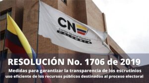 Resolucion No 1706 de 2019 Garantizar Transparencia