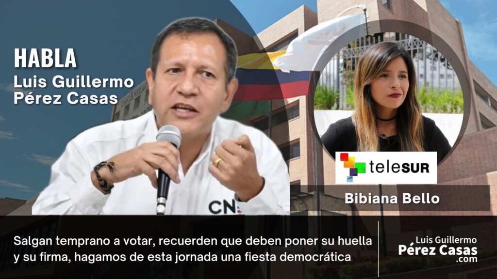 Luis Guillermo Perez casas en Telesur