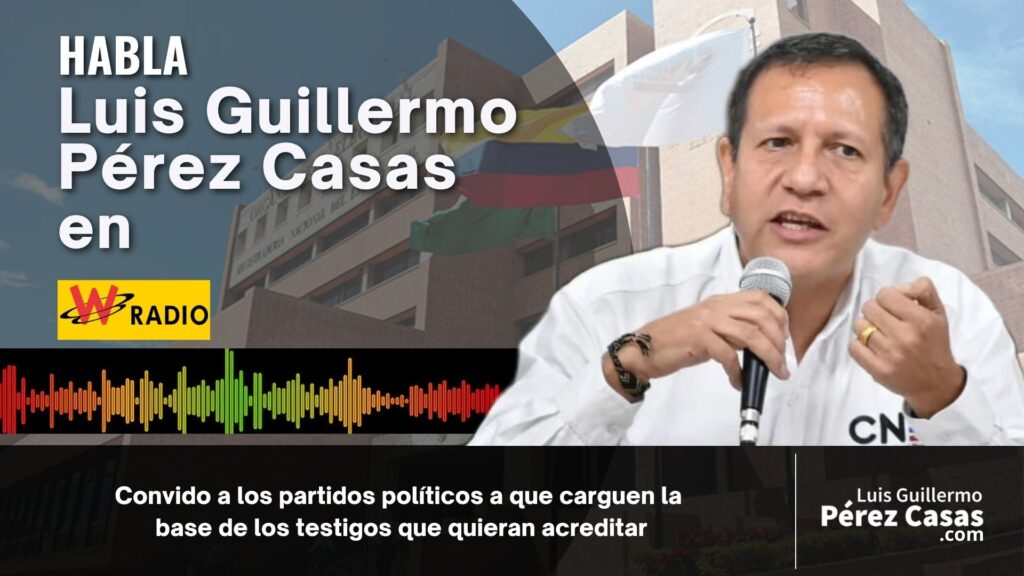 Luis guillermo Perez en la w radio