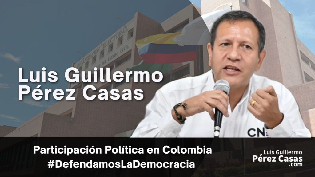Luis Guillermo Perez con Sintraemsdes