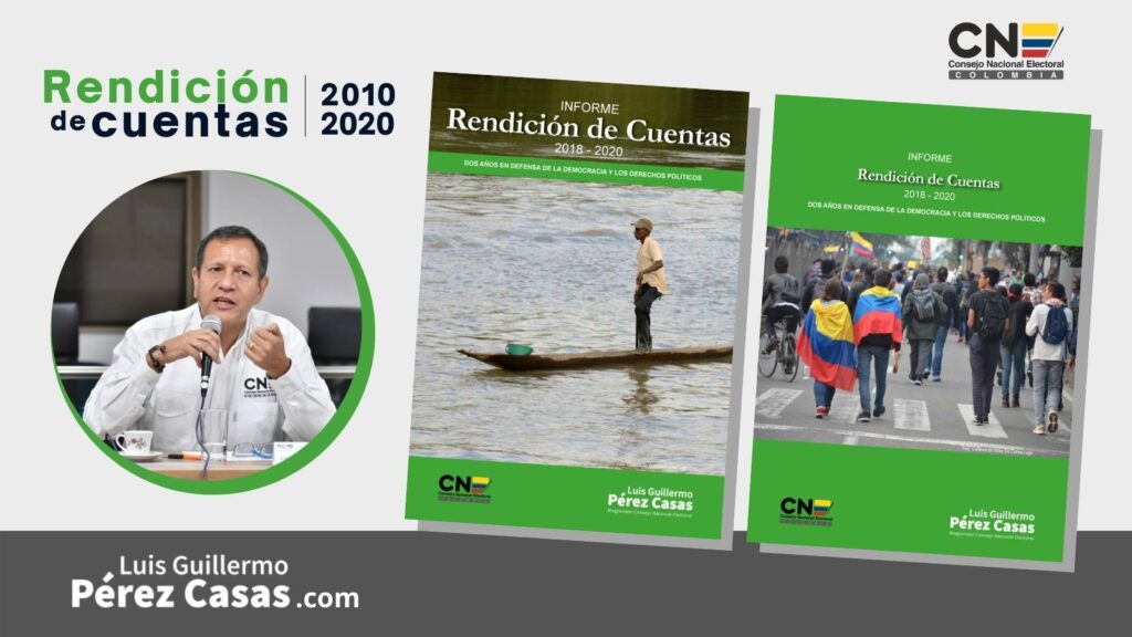 Rendicion de cuentas Magistrado Luis Guillermo Pérez Casas