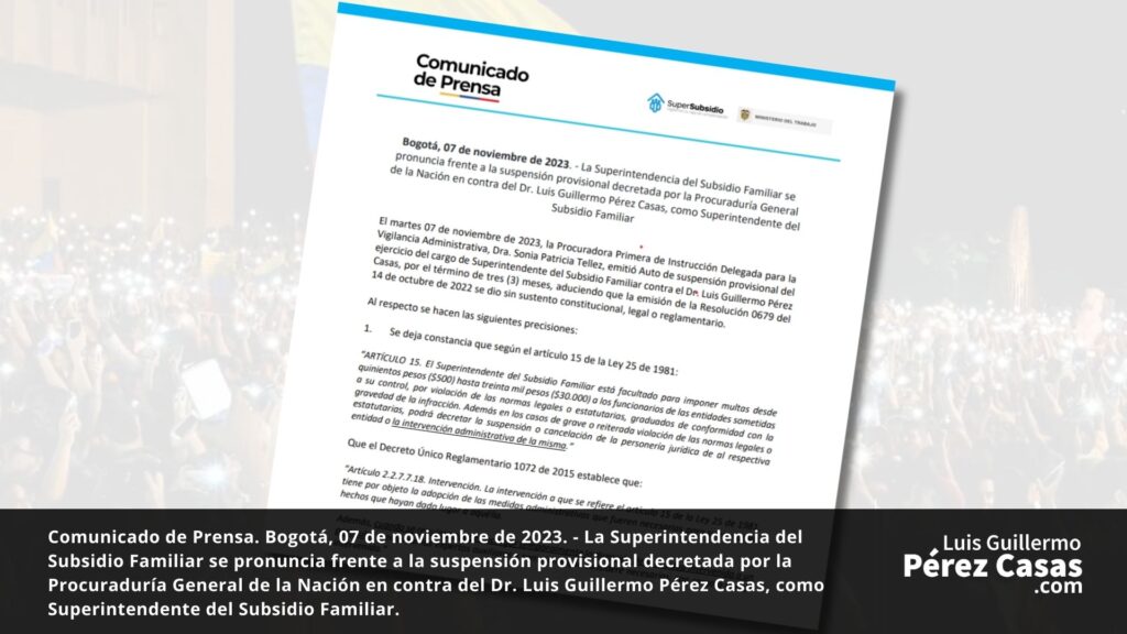 Supersubsidio frente a Procuraduria