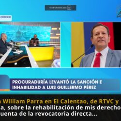 Entrevista RTVC sobre revocatoria de sancion