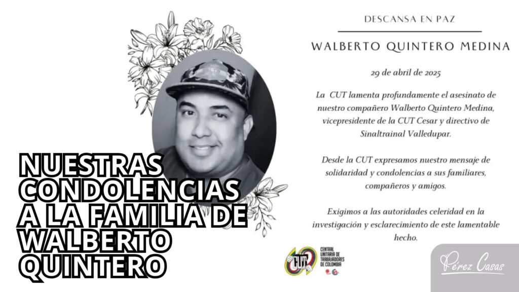 Walberto Quintero Asesinado