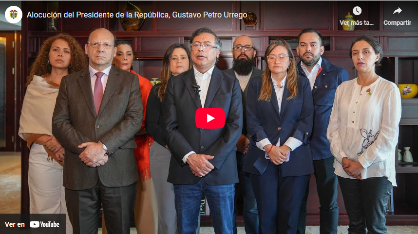 Alocucion Gustavo Petro