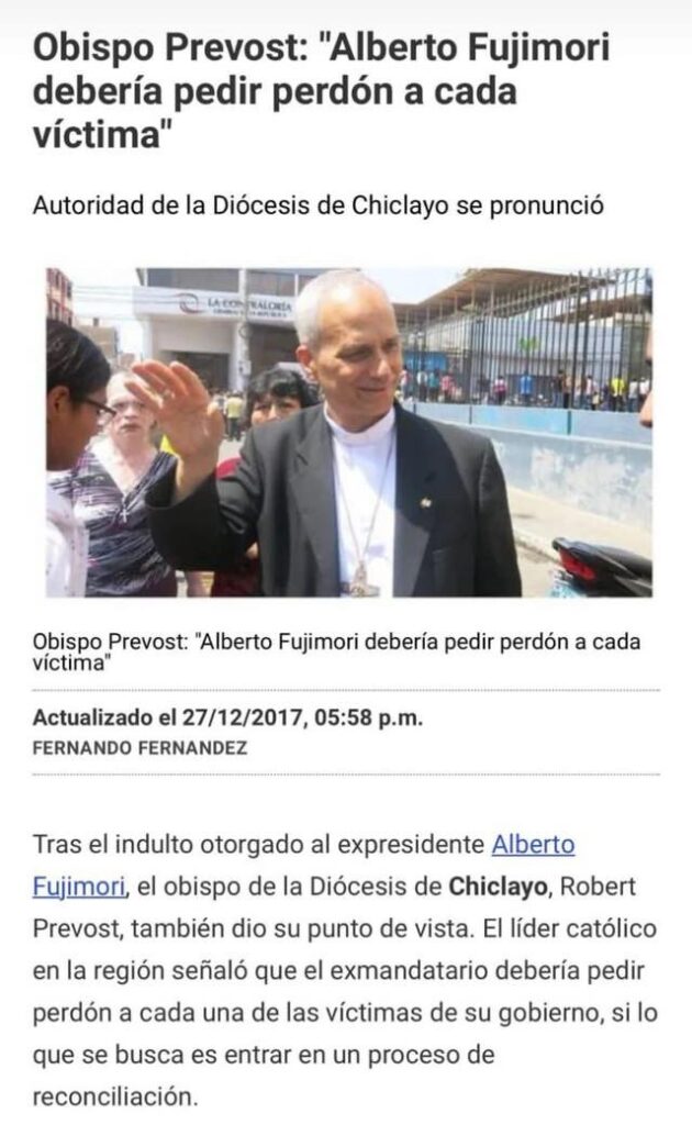 Robert Prevost Nuevo Papa