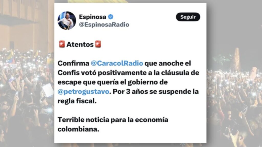 Confis voto positivamente