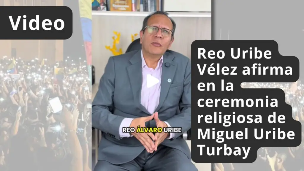 Reo Uribe Velez dice sobre Miguel Uribe Turbay