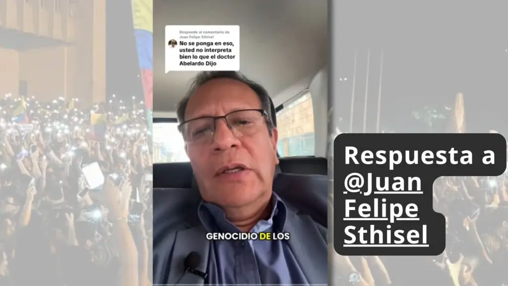 Respuesta a Juan Felipe Sthisel