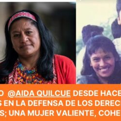 Aida Quilcue Candidata Vicepresidencial