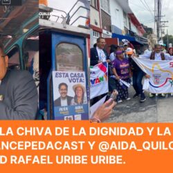 Chiva de la victoria con Ivan y Aida