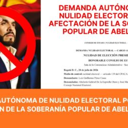 Demanda por afectacion a la soberania Abelardo